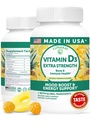 Lunakai USA Made Vitamin D3 Gummies 2000 IU - Non-GMO, Gluten-Free Vitamin D Gummies for Women & Men - Bone, Immune & Energy Support, 60ct