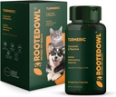 Coruja enraizada Açafrão - Suplemento açafrão para cães e gatos - com curcumina, Piperina e vitamina C para alívio anti-inflamatório - 60/ct
