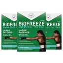Biofreeze Pain Relief adabakiak, Arthritis Pain Reliver, Knee & Lower Back Pain Relief Patch, Sore Muscle Relief, Neck Pain Relief, FSA Eligible, 3 Pack (5 Biofree Menthol adabakiak)