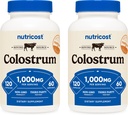 Nutricost Colostrum 500mg의 120의 모자 (2개의 병)