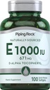 Pipin Rock Vitamin E 1000 i.e. kapsul softgel 