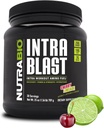 NutraBio Intra Blast Bcaa Powder Amino Acid Supplement, Electrolyte & Hydration Blend, Intra, Pre Workout & Muscle Recovery, 20g Eaa Amino Acids Powder, 5g Glutamine- Cherry Limeade, 30 Servering