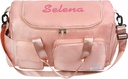 Personalized Travel Duffle Bag for Women: Waterproof Multi-compartment with Shoulder Strap, Gift for Traveler Lover