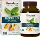 Suplemen Himalaya Turmeric 95 dengan Curcumin / Curcuminoid, Dukungan Bersama dan Otot, Optimum Flexibility dan Mobility, 600 mg, Non-GMO, Vegan, Gluten Bebas, 60 Kasules, Suppply 60 Hari