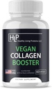 Proteinsliving Proteins  PWG Vegan Collage Booster kjetner Ajuda a l'ajuda de l'ajuda i programador en el vostre sistema per al pèl de salut, pell, Nals scalin Vegan, Vegetarian, Keto, Patone, Guten Freejelly Capules (60 Compte)