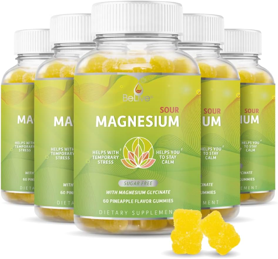 BeLive Magnézium Gumies 200 mg - 60 Ct 
