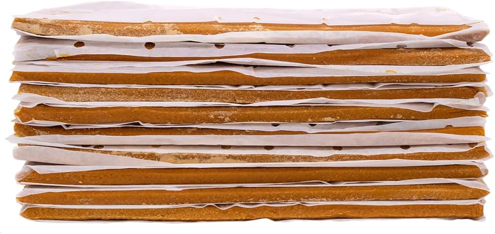 VILLAGE GIFT IMPORTERS Pollen Patties for Beekeeping | 15% Natural Pollen, 15.5% Protein | Balanced Nutrition | Supplemental Hive Food | Verbessert Colony Health (Ten Pack)