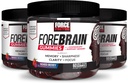 FORCE FACTOR Forebrain Gummies, 3-Pack, Nootropic Brain Support Supplement för Memory & Focus, Brain Vitamin med COGNIGRAPE & Huperzine A, Focus Gummies för att stödja återkallelse och skärpa, 180 Gummies