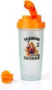 Dragon Ball Z Super Saiyan Goku Gym Shaker Garrafa - 20 onças BPA-free plástico Blender garrafa com Whisk Ball - Protein Shake, substituição de refeições, misturador de smoothie - Gym Workout Acessório - Presentes DBZ Ideal