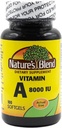 Blend Vitamina A 8000 IU - 100 softgels - soporta a saúde ocular, función inmune para o apoio á visión