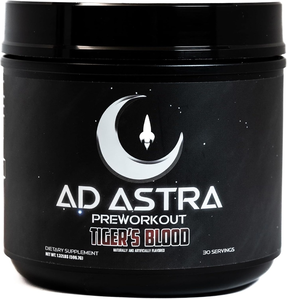 Potent Focus Blend - Tiger's Blood Flavor - Organic Red Beet Root Powder Base Pre Workout - L-Citrulline, Beta Alanine, L-Tyrosine, L-Theanine, Betaine Anhydrous