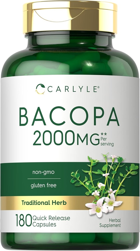 Carlyle Bacopa Monnieri Capsules Silencio 180 Capsules