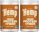 Bare hamp Foods Hemp Protein Powder Plus Fiber, ikke-GMO Verifisert med 11 g protein og 11 g fiber per servering, 16 oz - emballasje May Vary (Pack of 2)