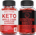 Атлантида Хранене Keto Apple Cider Vinegar 60 Gummies + Тестостерон Booster 2-Pack (120 Gummies)