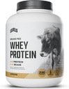 Levels Gras Fed Whey Protein Powder, No Artificials, 24G Protein, Cappuccino, 5LB