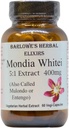 Barlowes Herbal Elixirs Mondia Whitei 5:1 Extract | 400mg per kapsel | Traditionell afrikansk vitalitet ört för övergripande hälsa och välbefinnande | 60 Vegan kapslar | Ren, fillerfri formel