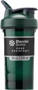 BlenderBottle Shaker flaske Pro-serien Perfekt for proteinshakes og pre trening, 24-Ounce, Grønn