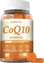 1 Pack 500MG Coq10 Gummys - 3X 更好的吸收,Plus Omega-3, 镁,维生素B3 & Zinc - Coenzyme Q10 心脏健康,细胞能量和抗氧化剂,Vegan, 60 Counts
