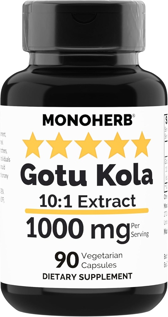 MOHERB Gotu Kola va extreure 1000 mg - 90 Vegetarian Capules
