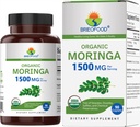 Brieofood Organic Moringa 1500 mg, 45 Tarjoilu, Kasvisruoka, Gluteeniton, 90 Kasvisruoka Tabletit