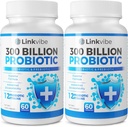 Probiòtica 300 milions de dòlars CFU - 12 strans amb Prebiotics Organic per al Digest i Gut, Imne, Salut Bloing - Probiòtics per a Dones i homes - Daily Dairy Free, Shalf Stable - 120 Comptes