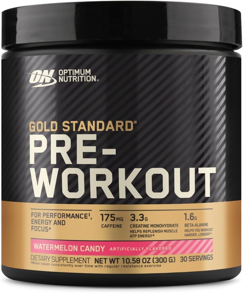 Optimal Qiymət Gold Standard Pre-Workout, Immune Support üçün Vitamin D, Creatine, Beta-Alanine və Enerji, Keto Dostu, Sumelon Candy üçün Caffeine, 30 Xarici May Vary)