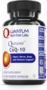 Quantum Nutrition Labs CoQ-10 Qultured - Coenzyme Q10, Co Q 10 Supplement, 100 mg Kapsler for hjertehelse, Nerve og immunstøtte, Ubiquinol Co Enzyme Q-10 med rød algae - 60 vegetariske kapsler