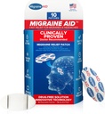 Migrene Migrene Migrene Relief Patches - Acționare rapidă, Suport nemedicamentat pentru Tensiune Head, Ușor de aplicat petice de dureri de cap, Seif pentru utilizarea de zi cu zi, 10 petice de unică folosință Migrene, Made in USA