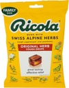 Ricola Original Herb Cough Drops, 45 Count, Cough Suppressant & Throat Relieving Drops Natural Sourced Menthol-ekin, Herbal Taste for Coughs & Throatation Irrimptom Relief