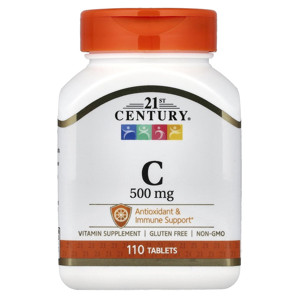 21st Century C 500 Mg Tablets, 110 Count