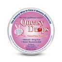 Three Lollies Queasy Drops - Sour Raspberry Flavor - Travel Sickness & Nausea Relief, Soothes Stomach & Dry Mouth, Natural Ingredients - 21 ct