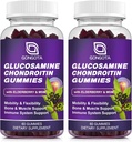 Glucosamine Chondroitin Gummies - 2, Pack, Extra Strength 1500mg Glucosamine with MSM ' Elderberry, Flexibility Support, Best Cartilage ' Immune Support supplement for Men and Women - 120 count