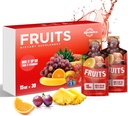 Super Fruit Liquid Juice - 30 Pouches Superfood Frugt supplement til kvinder, mænd og børn - Support Energi, Immunitet, fordøjelse & Metabolisme - Vegan, 30 dages forsyning