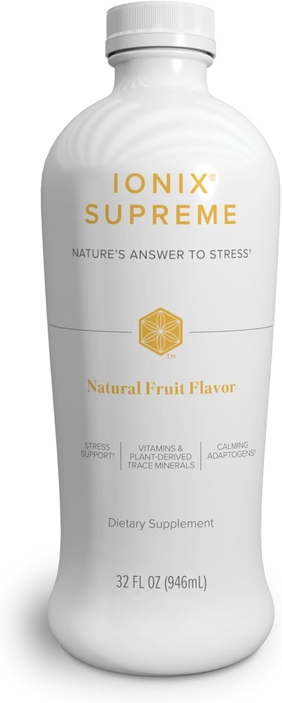 Istònia Ionix Suprema - Beu amb Nachain, Vitamina B12, Vimina B6 i Riboflavin per ajudar a lluitar contra els Stres - 32 Ocunce Ampel (Natural de fruita)
