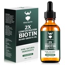 熊增油 - 2X 富集生物锡 熊增油 男子(2 oz) - 天然人类 熊增油与Argan Oil, Jojoba Oil and Vitamin, 胡子增殖软化剂,摩斯提尔(柴达木)