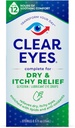 עיניים צלולות יבשות ו- Itchy Eye טיפות, 0.5 Fl Oz
