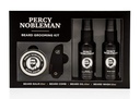 Percy Nobleman Beard Grooming Kit - Signature Scented Beard Oil 50ml, Wash 50ml, Balm 20ml & Comb