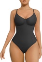FeelinGirl Shapewear Bodysuit for Women Tummy Control Seamless Sochatting Snatched Waist Body Shaper Body Shaper Thong