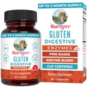 MaryRuth’s Gluten Digestive Enzymes | Up to 2 Month Supply | Proprietary Enzyme Blend | Vegan Pine-Based Capsules | Non-GMO | 60 Count