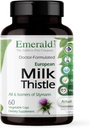 EMERALD LABS L Milk Europea Thistle - Llet d' Orguetle Extra - Suports Liver salut i ajuda a mantenir l'Energia Natural, Digal i salut - 60 Vegetable Capsules (a dalt a 60 dies)