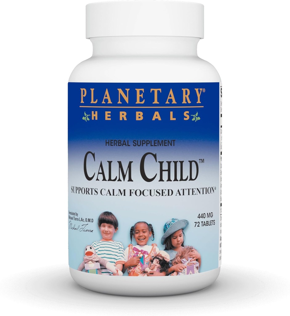 Planetary Herbals Calm Child for Active Children 72 tab