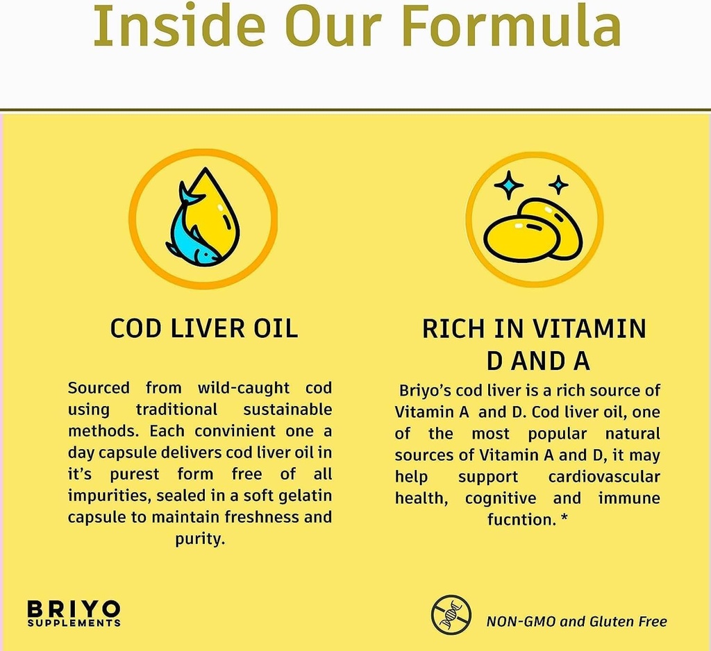 Cod generic ulei de ficat - Omega acizi grasi cu vitamina A & D capsule de ulei de ficat Cod ajuta la reducerea durerilor articulare si mentinerea sistemului imunitar pentru Unisex