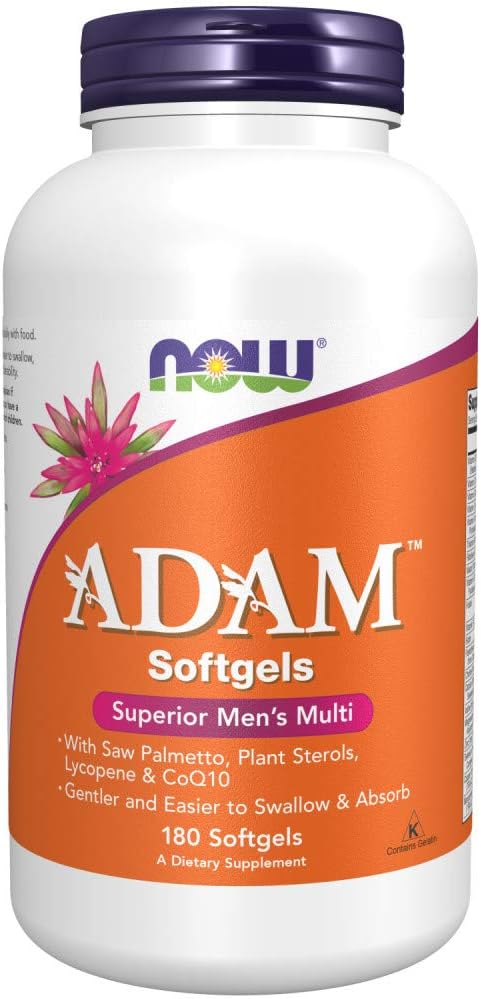 NOW Foods AdamTM Men's Multiple Vitamin -Softgels,180 개 (팩 1)