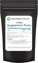 Precribed for Life Uridine, Pyridine Mono fosfat Powder, Nootropical for memòria, Clarity, & Focus, No Fillers, No Additius, Vegan, Non GMO (0. 5oz / 14g)