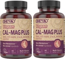 DVA Vegan Calcio Magnesio Supplemento 2-Pack, Plus Zinco, Vitamine C, D & K, Boron, 90 compresse Ogni