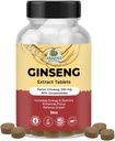 Amazing Botanicals Panax Ginseng Extract tablety - 200mg Highly Potent 80% Ginsenosides for Energy & Relaxation - Natural Herbal Supplement for Cognitive Booster - 30 tabliet