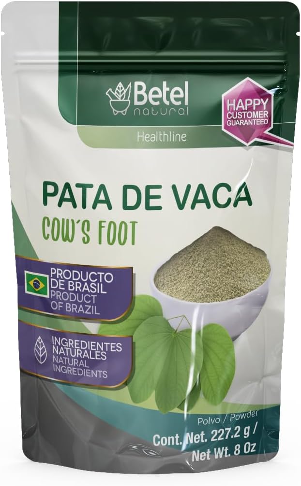 Betel Natural Pata de Vaca (Cows Foot Herb) Zdroj z Brazílie - 8 Oz Powder