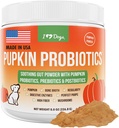 iHeartDogs Pupkin Probiotics, Prebiotics, & 호박과 개를위한 Postbiotics, Gut Soothing Bone Broth & Mushrooms - 30 Scoops
