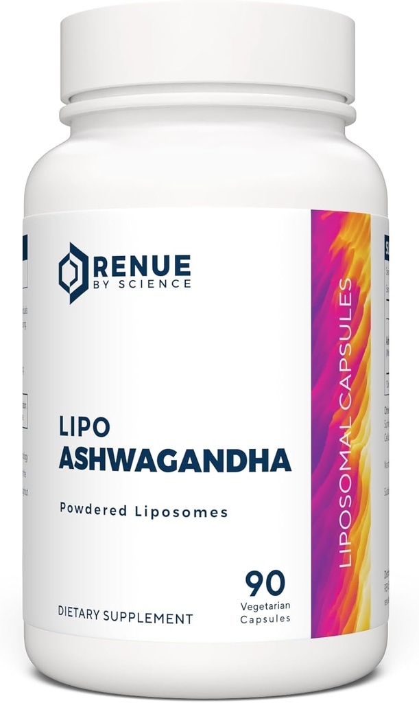 Reneue by Science Ascience Ashwaranda | High Siposomal Ashwaranda Supplement | 90 Ashwaranda Caps - 200mg Asvandaa for Proading   Not-GMO | สร้างใน UNA SUSA Secret-Party Secrety.