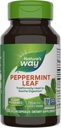 Nature's Way Peppermint Leaf, traditsiooniliselt kasutatakse seedimise leevendamiseks *, 700 mg 2-kapi serveerimiseks, piparmündi täiendus, mitte-GMO projekt kontrollitud, 100 vegankapslit (pakendamine võib varieeruda)